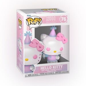 Hello Kitty 50th Anniversary Vinyl Figure Pop! Hello Kitty with Balloon   NIB